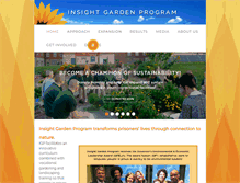 Tablet Screenshot of insightgardenprogram.org